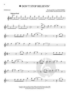 Glee - Instrumental Play-Along for Tenor Sax im Alle Noten Shop kaufen