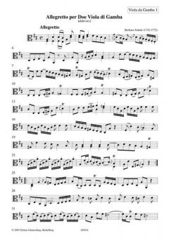 Allegretto per Doe Viola di gamba & Scherzando und Rondo von Berliner Schule im Alle Noten Shop kaufen