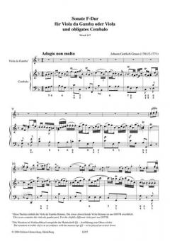 Trio F-Dur, Wendt 107 von Johann Gottlieb Graun 