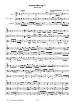 Sonata B-Dur op. 2,1 von Dietrich Buxtehude 