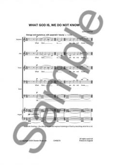 What God Is, We Do Not Know (John Tavener) 