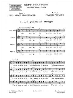 7 Chansons No. 1 (Francis Poulenc) 