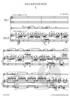 Incantation (1955/1956) von Bohuslav Martinu (Download) 