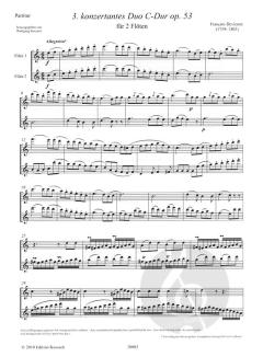 3. konzertantes Duo op. 53 von François Devienne 