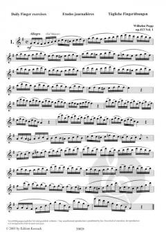 Tägliche Fingerübungen op. 413/1 von Wilhelm Popp 
