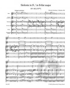 Sinfonie Nr. 24 B-Dur KV 182 (173dA) von Wolfgang Amadeus Mozart (Download) 