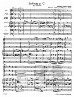 Sinfonie Nr. 28 C-Dur KV 200(173e) von Wolfgang Amadeus Mozart 