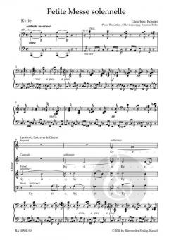 Petite Messe Solennelle von Gioachino Rossini (Download) 