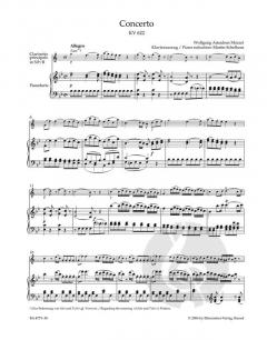 Konzert A-Dur KV 622 von Wolfgang Amadeus Mozart (Download) 