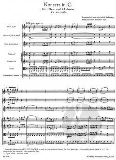 Oboenkonzert von Wolfgang Amadeus Mozart 