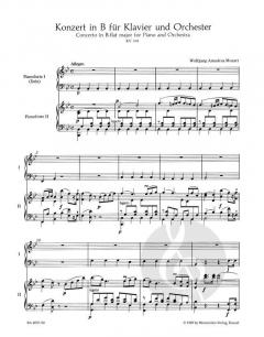 Klavierkonzert Nr.27 B-Dur KV 595 von Wolfgang Amadeus Mozart im Alle Noten Shop kaufen