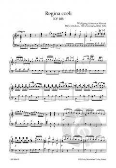 Regina coeli KV 108 (74d) (W.A. Mozart) 