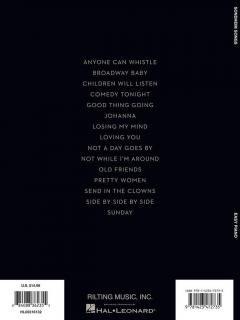 Sondheim Songs for Easy Piano von Stephen Sondheim 