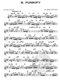 12 Medium-Easy Jazz, Blues & Funk Etudes von Bob Mintzer für Instrumente in Es im Alle Noten Shop kaufen