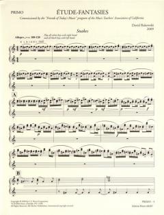 Étude-Fantasies von David Rakowski 