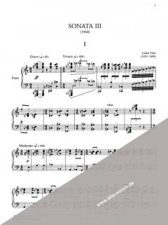 Sonata Nr. 3 von Luboš Fišer 