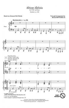 African Alleluia von Benjamin Harlan (Download) 
