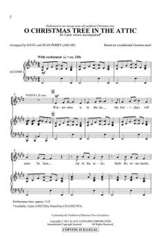 O Christmas Tree In The Attic von David A. Perry (Download) 