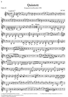 Streichquintette Band 3 von Wolfgang Amadeus Mozart im Alle Noten Shop kaufen (Stimmensatz)