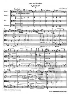 Quatuor à cordes von Cesar Franck 