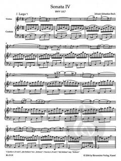6 Sonaten 2 von Johann Sebastian Bach (Download) 