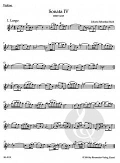 6 Sonaten 2 von Johann Sebastian Bach (Download) 