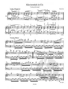 Leichte Klavierstücke und Tänze von Ludwig van Beethoven im Alle Noten Shop kaufen