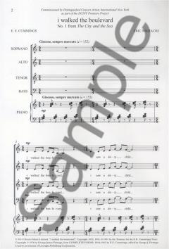 I Walked The Boulevard (No.1 From The City And The Sea) (Eric Whitacre) 