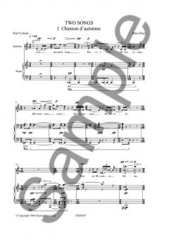 Two Songs (Verlaine) von Brian Elias 