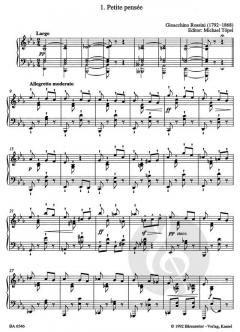 5 Stücke aus Peches de vieillesse von Gioacchino Rossini (Download) 