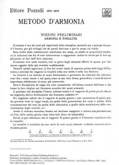 Metodo D'armonia von Ettore Pozzoli 