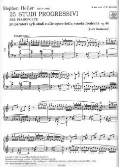 25 Studi Progressivi op. 46 von Stephen Heller 