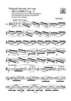 6 Caprices Op. 11 von François Servais 