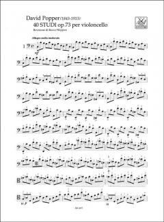 40 Studi per Violoncelle op. 73 von David Popper im Alle Noten Shop kaufen