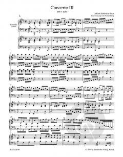Concerto Nr. 3 D-Dur BWV 1054 von Johann Sebastian Bach (Download) 