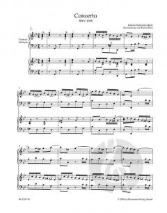 Konzert in g-Moll BWV 1058 von Werner Breig für Cembalo, Streicher und Bc im Alle Noten Shop kaufen