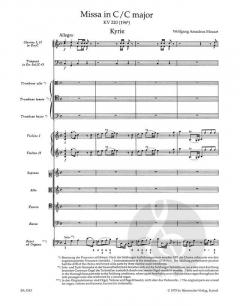 Missa C-Dur KV 220 (196b) von Wolfgang Amadeus Mozart (Download) 