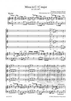 Missa in C-Dur KV 220 (196b) (W.A. Mozart) 