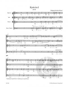 Kyrie d-Moll KV 90 von Wolfgang Amadeus Mozart (Download) 