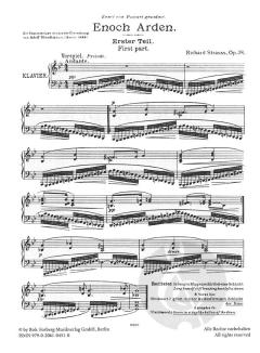 Enoch Arden, op.38 - Gesang Klavier von Richard Strauss 