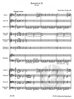 Klavierkonzert Nr. 16 D-Dur KV 451 von Wolfgang Amadeus Mozart 