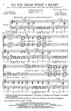 Do You Hear What I Hear? (Noel Regney) 