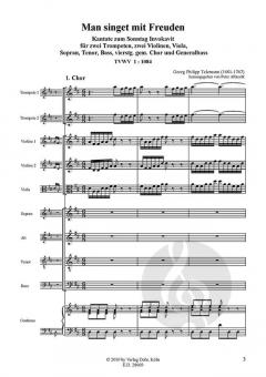 Man singet mit Freuden TVWV 1:1084 (Georg Philipp Telemann) 