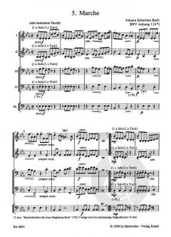 Suiten, Märsche und Lieder (Johann Sebastian Bach) 