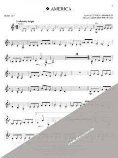 West Side Story Instrumental Play-Along For Horn von Leonard Bernstein im Alle Noten Shop kaufen