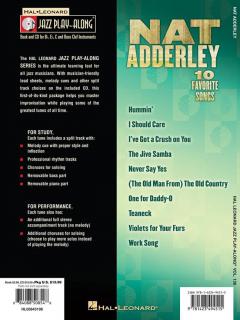 Jazz Play-Along Vol. 136: Nat Adderley im Alle Noten Shop kaufen