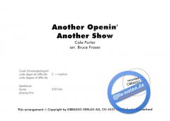 Another Op'nin', Another Show (Cole Porter) 