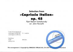 Selection From Capriccio Italien op. 45 (Pjotr Iljitsch Tschaikowski) 