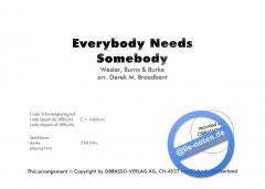 Everybody Needs Somebody 