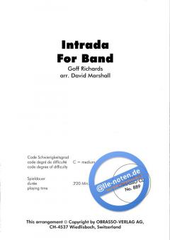 Intrada For Band (Goff Richards) 